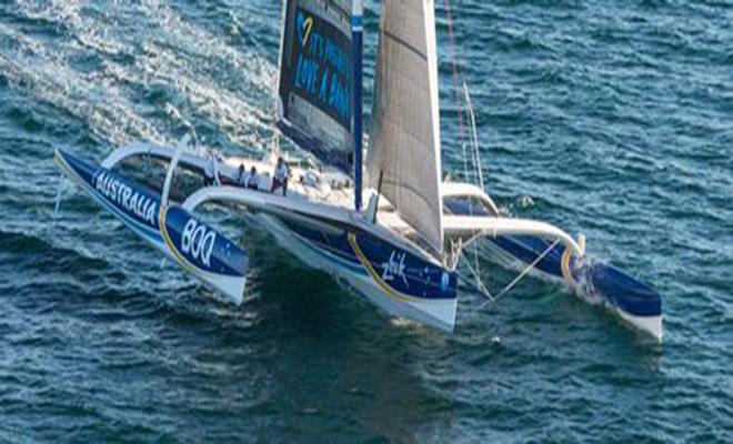 BOQ Team Australia - 50th Brisbane to Gladstone Multihull Yacht Race Update © Julie Geldard